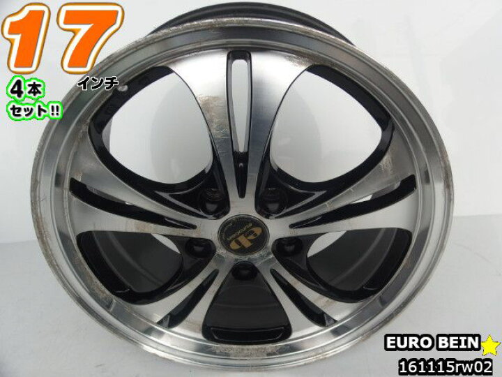 楽天市場】【中古】中古ホイール 17インチ 4本セットMANARAY SPORT 