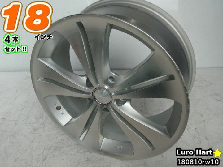 楽天市場】【中古】中古ホイール 18インチ 4本セットEuroHart(ユーロ  