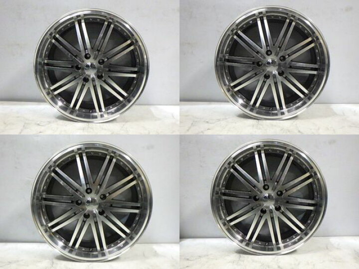 楽天市場】【中古】中古ホイール 19インチ 4本セットWREST(ヴァレスト 