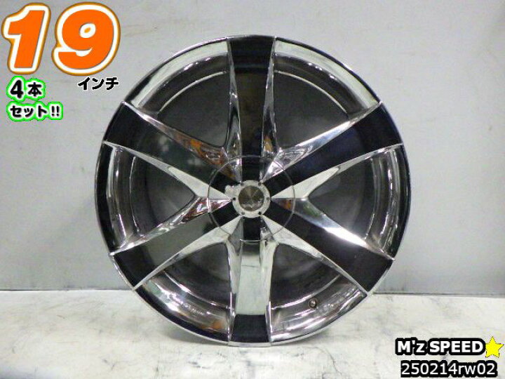 楽天市場】【中古】中古ホイール 19インチ 4本セットエムズスピード 