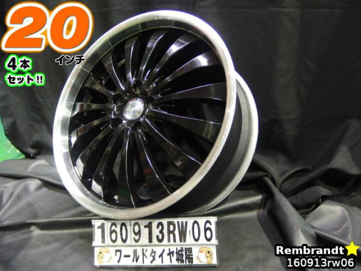楽天市場】【中古】中古ホイール 20インチ 4本セットバドックス 