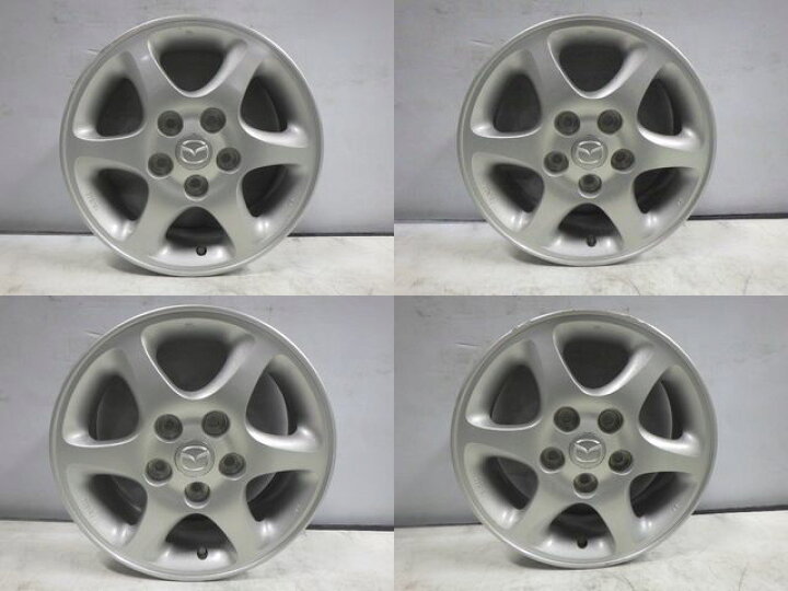 楽天市場】【中古】中古ホイール 15インチ 4本セットマツダ純正15x6J/+ 