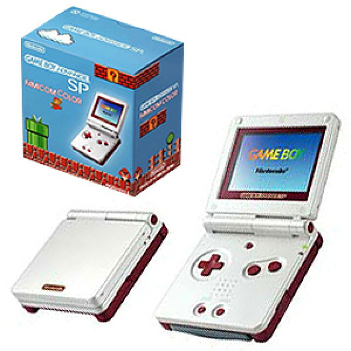 楽天市場】【新品】ゲームボーイアドバンスSP ファミコンカラー 