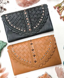 日本未発売 レア オーストラリア発 マヒヤ MAHIYA レザー大き目長財布 カラフル☆Arabella Purseスタッズボヘミアン本革ウォレットギフトセレクトショップ出産祝い父の日 ギフト 人気 2021