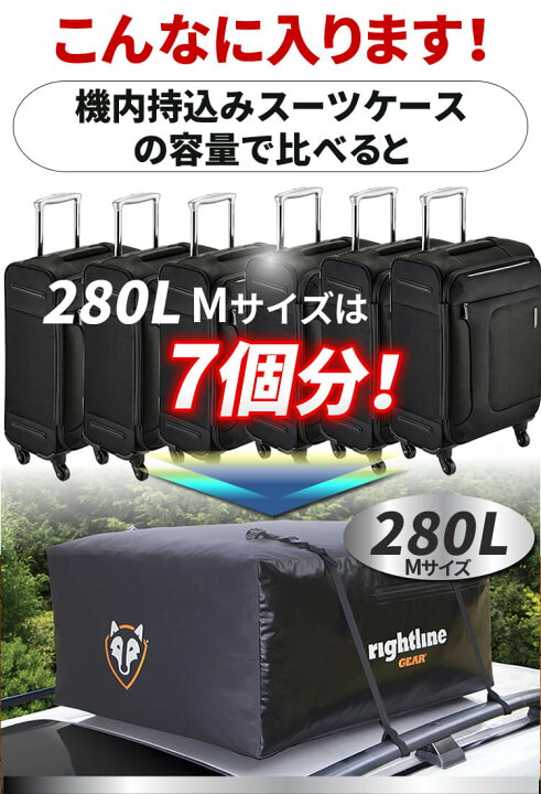 楽天市場】国内正規店【2冠獲得！】ルーフボックス 【ルーフレール不要 