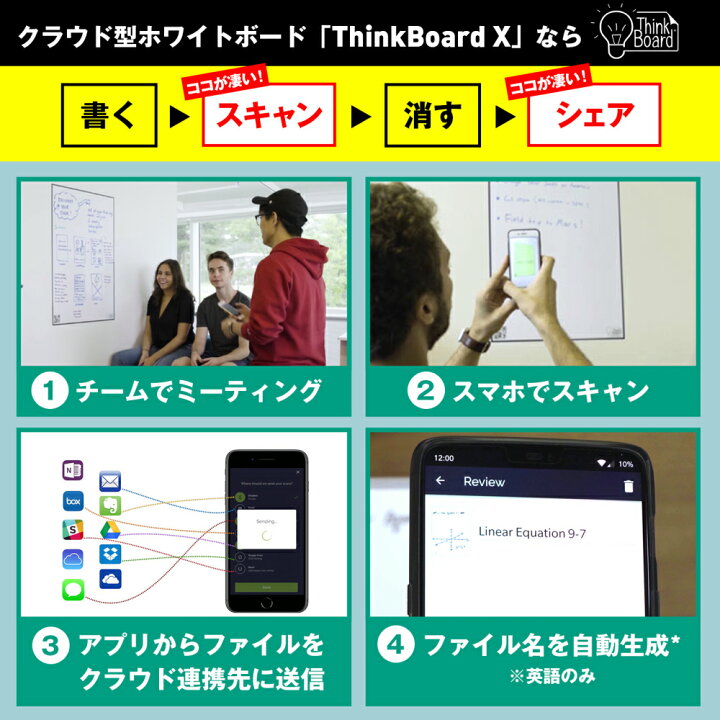 楽天市場 売切り シリコンバレーで愛される シンクボード 次世代のホワイトボードシート クラウド型 Thinkboard X Rocketbook ロケットブック ホワイトボード 壁掛け ステッカー Smallサイズ 1枚 World Trend Shop 楽天市場 売切り シリコンバレーで愛される シンクボード 次世代のホワイトボードシート クラウド型 Thinkboard X Rocketbook ロケットブック ホワイトボード 壁掛け ステッカー Smallサイズ 1枚 World Trend Shop