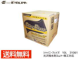 【エントリーでP5倍★〜11/11(火)1:59まで】イーグルスター カーマイン シャイニーフェイズ 10L 洗車機用 撥水剤 エムケー 精工対応品 31061 法人のみ配送 配送不可地域有 送料無料