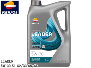 �y�G���g���[+�w����P5�{��5/9 20���`5/15�zREPSOL �G���W���I�C�� LEADER C2 C3 5W-30 5L C2/C3 SN/CF 007462 �S������ ���[�_�[�����W ���[�^�[�I�C�� ���v�\�� ��������