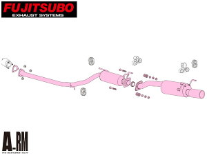 フジツボ マフラー A-RM エーアールエム FD2 シビック タイプR K20A H19.3〜H22.8 260-52076 法人のみ配送 送料無料