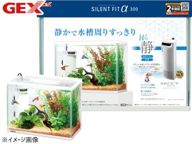 GEX サイレントフィットアルファ300 熱帯魚 観賞魚用品 水槽 セット水槽 ジェックス