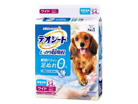 デオシート しっかり超吸収 無香消臭タイプ ワイド 54枚 ペタペタ足ぬれ モレゼロへ デオシート