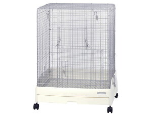 【マラソン期間中、エントリー+購入でP5倍】イージーホーム60 ハイメッシュ 白 ワイヤー式 ケージ チンチラ テグー リス モモンガ 小鳥 引き出し式トレイ お掃除簡単 同梱不可 送料無料