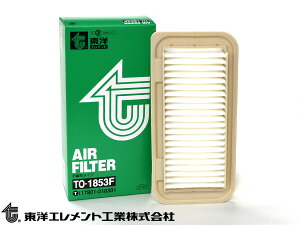 シエンタ パッソ NCP81G NCP85G エアエレメント エアー フィルター クリーナー 東洋エレメント TO-1853F H17.08〜H27.07