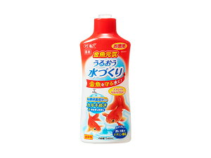 GEX 金魚元気 うるおう水づくり 500ml 観賞魚用品 水槽用品 コンディショナー粘膜保護剤入りのカルキ抜き