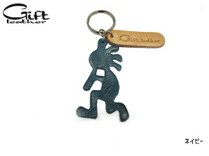 �{�v �R�R�y�� �L�[�z���_�[ �l�C�r�[ navy �� �M�t�g ���U�[ Gift leather �K�^ ����� �L�� �q�� ���蕨 �v���[���g ���[���� ��������