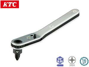 KTC 板ラチェット差替えドライバ オフセットタイプ RM32 メール便 送料無料