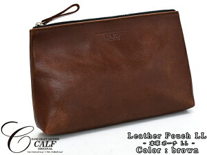y10/4 20`Gg[P5{10/8܂ŁzCALF J[t {v U[|[` LLTCY uE brown { 傫 s gx   Leather  