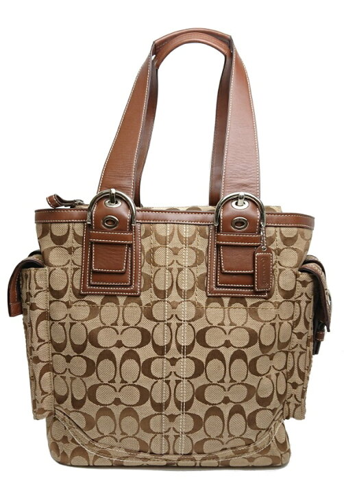 楽天市場】【送料無料】コーチ COACH シグネチャー トートバッグ 