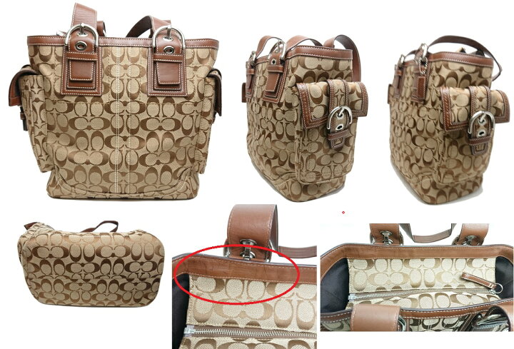 楽天市場】【送料無料】コーチ COACH シグネチャー トートバッグ  