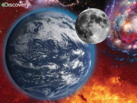 3D ジグソーパズル 【地球と月】100ピース Discovery 宇宙 地球 天体観測 おうち時間 かわいい プレゼント 脳トレ 知育玩具