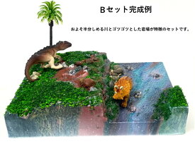恐竜 ジオラマ キット　 ◇◆ジュラシック・ランド◆◇　 Bセット