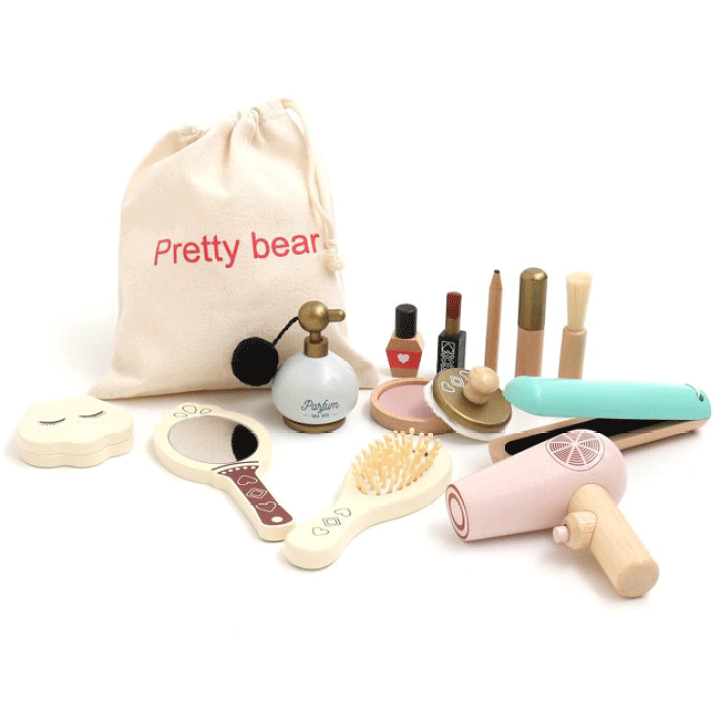 木のおもちゃセット 楽天市場】F.O.TOYBOX 木製コスメおもちゃセット 6941362
