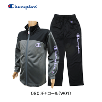 Champion ジャージ上下セット ブラック×グレー｜Yahoo!フリマ