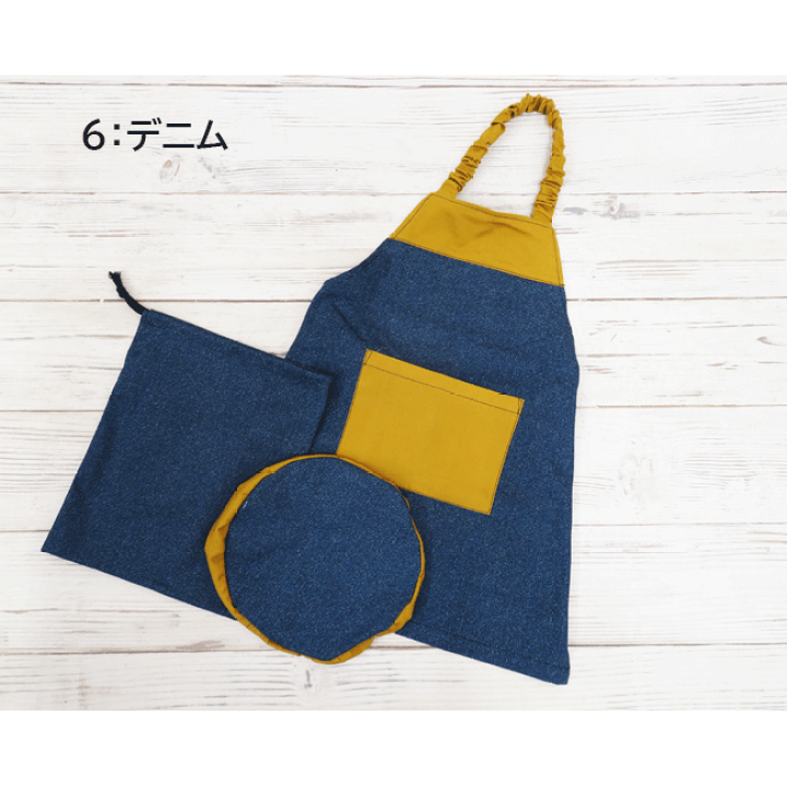 楽天市場】【メール便対応】ハンドメイド キッズエプロン(丸帽子