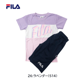 【メール便対応】[FILA] フィラ 女の子Tスーツセット[130-160cm][2色]J2514/キッズ＆ジュニア/ドライTシャツ/ハーフパンツセット/メッシュ/DRY/スポーツ/通学/学校/遠足/修学旅行/研修/普段着/部屋着/2023/pgsz【あす楽】【RCP】