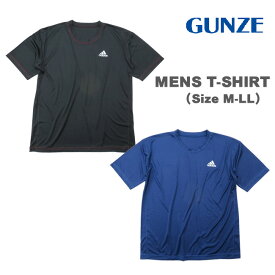 【メール便対応】[adidas] アディダス メンズ クルーネックTシャツ [M−LL][2色]GUNZEグンゼAPU113A/吸汗速乾/肌着/インナーウェア/インナーシャツ/半袖シャツ/丸首/スポーツ/運動/adidas/アディダス/hiz【あす楽】【RCP】