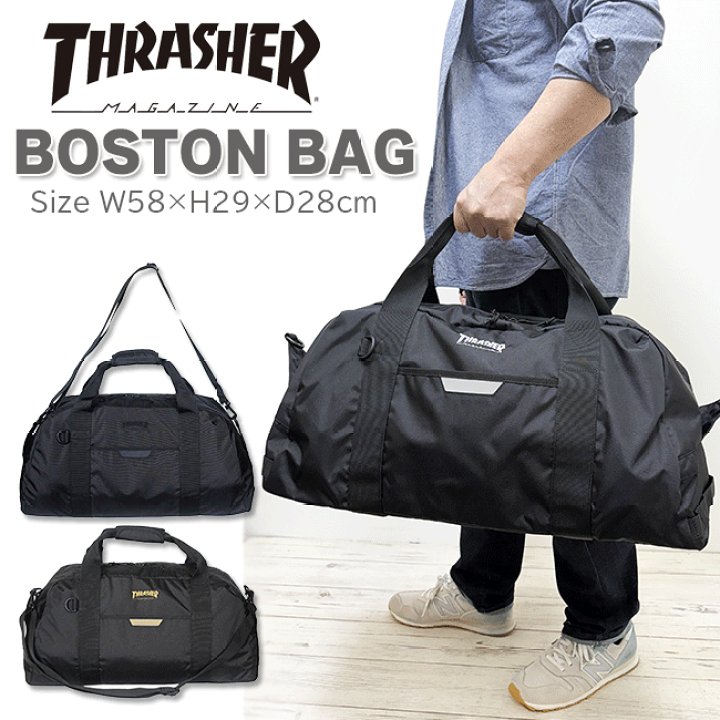 楽天市場】SALE【THRASHER】スラッシャーボストンバッグ [55L] [3色]大