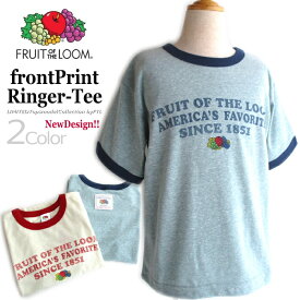 【新作】送料無料!! FRUIT OF THE LOOM リンガープリントTシャツ 半袖 Tシャツ シンプル しっかり 丈夫 着心地最高 メンズ レディース 男女兼用 ユニセックス クルーネック アウトドア キャンプ 涼しい 夏服 おしゃれ 部屋着 ギフト プレゼント フルーツオブザルーム