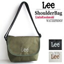 【SALE】Lee リー フラップショルダーバッグ 撥水ポリエステル 雨の日安心 バッグ ポケット シンプル BAG 男女兼用 大人 キッズ ウォータープルーフ エコ ショルダー 肩掛け 自転車 散歩ウォーキング 通学 通勤 旅行 ポシェット 数量限定 プレゼント 在庫限り