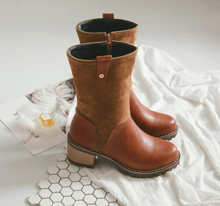 レディースブーツ ショートブーツ 22 5cm 25 5cm エンジニアブーツ サイドジップ ハイヒール ブーティ 歩きやすい 春夏新作 ブーティ