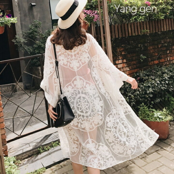 楽天市場 レース ロングカーディガン レディース ロング丈 花柄 刺繍 ベルスリーブ ビーチ 羽織り 白 フレア ガウン Uvカット 紫外線防止 春夏 メール便送料無料おうちコーデ アパレル Yang Gen 楽天市場 レース ロングカーディガン レディース ロング丈 花柄 刺繍 ベルスリーブ ビーチ 羽織り 白 フレア ガウン Uvカット 紫外線防止 春夏 メール便送料無料おうちコーデ アパレル Yang Gen