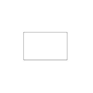 サインタワー用角プレート(片面)白無地 887-750【案内プレート】【お客様案内】【案内板】【ホール備品】【駐車場備品】