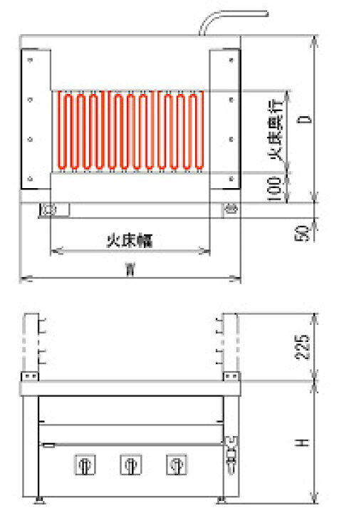 楽天市場】ヒゴグリラー 二刀流タイプ 卓上型 3H-210YC【代引き不可 
