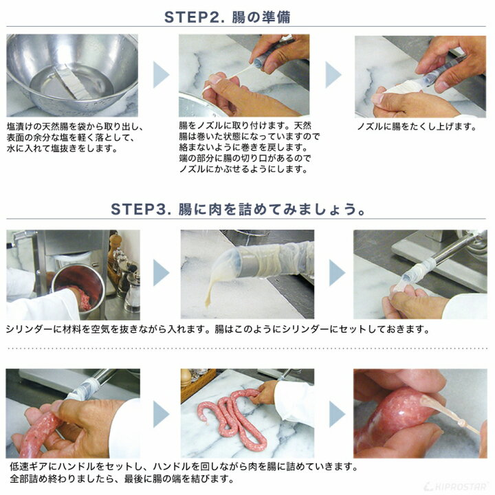 楽天市場】【送料無料】ソーセージスタッファー 5Lタイプ ステンレス 