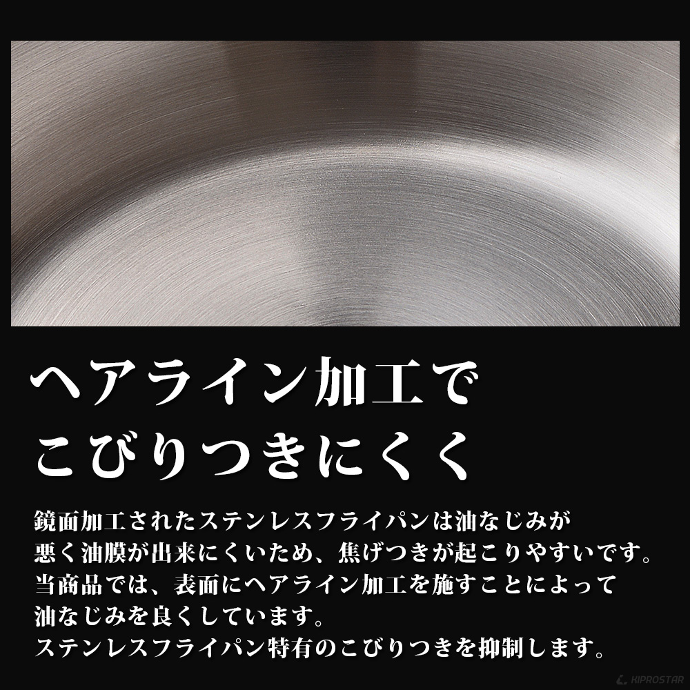 楽天市場】KIPROSTAR 業務用ステンレスフライパン 28cm【フライパン