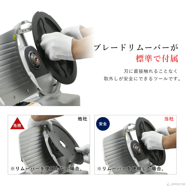 楽天市場】キプロスター 業務用ミートスライサー(フッ素樹脂  