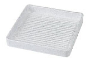 TA ABS正角肉皿 銀たたき 16cm(1人用) 9−738−29【角皿】【肉用皿】【しゃぶしゃぶ】【焼き肉】【焼肉】【鍋料理】【鍋小物】【食器】【業務用厨房機器厨房用品専門店】