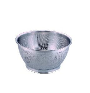 UK18-8パンチング深型ザル33cm【穴明ボウル 穴明ザル】【水切り】【水切りボール】【水切りボウル】【ザル】【ステンレス】【業務用】【業務用厨房機器厨房用品専門店】
