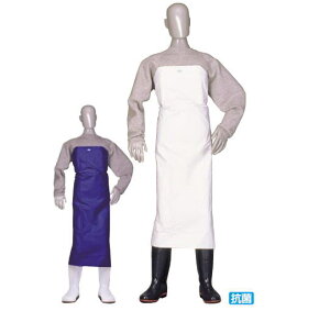 クイックエプロン 紺【白衣 キッチン用白衣 制服】【洗浄服】【業務用厨房機器厨房用品専門店】