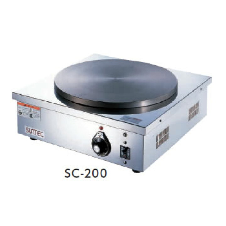 楽天市場】クレープシェフ SC-200【代引き不可】【電気クレープ 