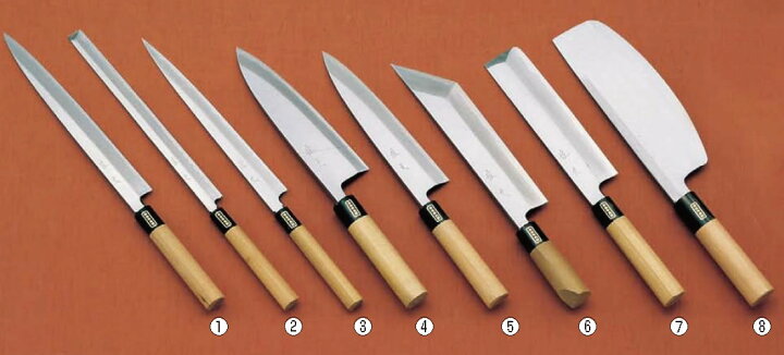 楽天市場】SA佐文 薄刃(木製ｻﾔ付) 19.5cm【業務用包丁】【和包丁 