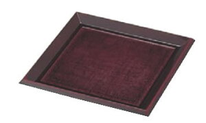 7寸角布目そば皿 溜 (底板付) 1-535-4 本体【料理演出用品】【そばざる】【うどんざる】【業務用厨房機器厨房用品専門店】