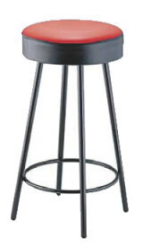 丸イス K-350(赤/黒) 座高620mm【いす】【イス】【ダイニングチェア】【レストランイス】【飲食店椅子】【業務用厨房機器厨房用品専門店】