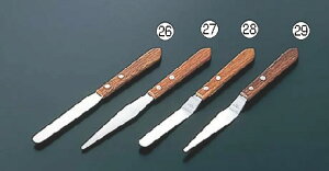 【メール便配送可能】木柄 薄口パレット No.2L 【スケッパー スクレーパー】【デコレーション器具】【製菓用品 製パン用品】【デコレーター 絞り袋 スパチュラ】【業務用厨房機器厨房用品