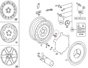 yFebi bilsteinz X`[zC[{g [MB,SL320 / 0009904507,1704010170,2104010270,08476]
