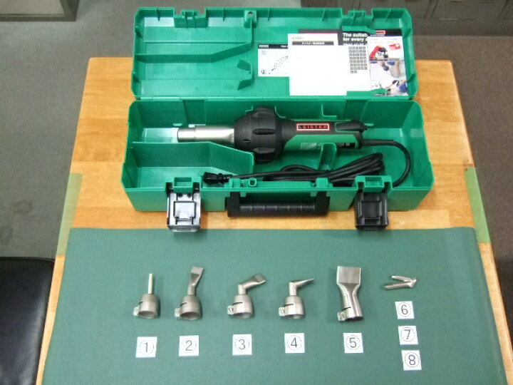 楽天市場 ライスター純正品 トリアックst型 100v用１台 と ノズル１個付き ご希望のノズルを1個選んで下さい 品番141 230 在庫あり スイス製 全てライスター社の純正品です 送料無料 代引無料 熱風機 溶接機 熱風機溶接機 楽天市場店